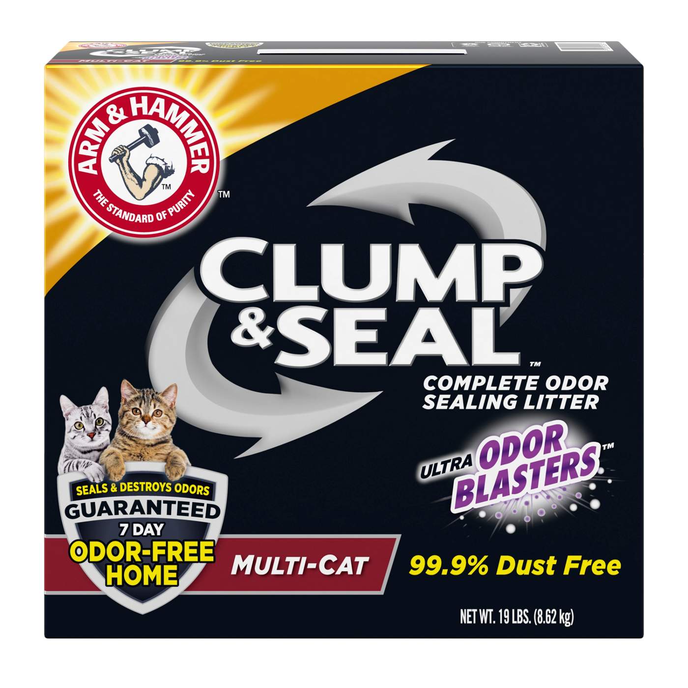 Arm & Hammer Clump & Seal Multi-Cat Litter; image 1 of 3