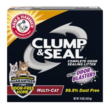 Arm & Hammer Clump & Seal Multi-Cat Litter, 19 lb