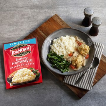 Idahoan Buttery Homestyle Mashed Potatoes Family Size , 8 oz