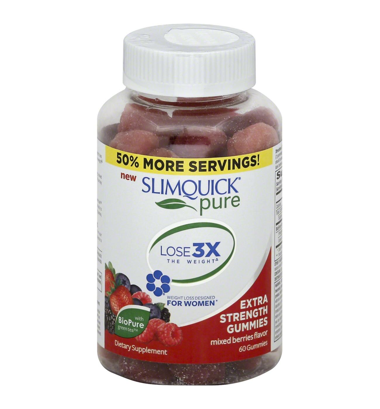 SlimQuick Mixed Berries Gummies; image 2 of 2