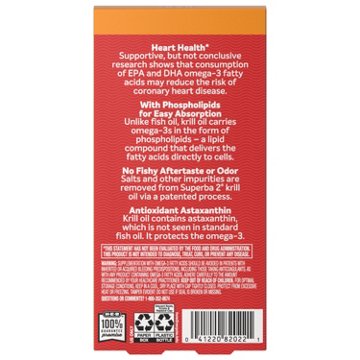 H-E-B Vitamins Antarctic Krill Oil Extra Strength 500 mg Softgels