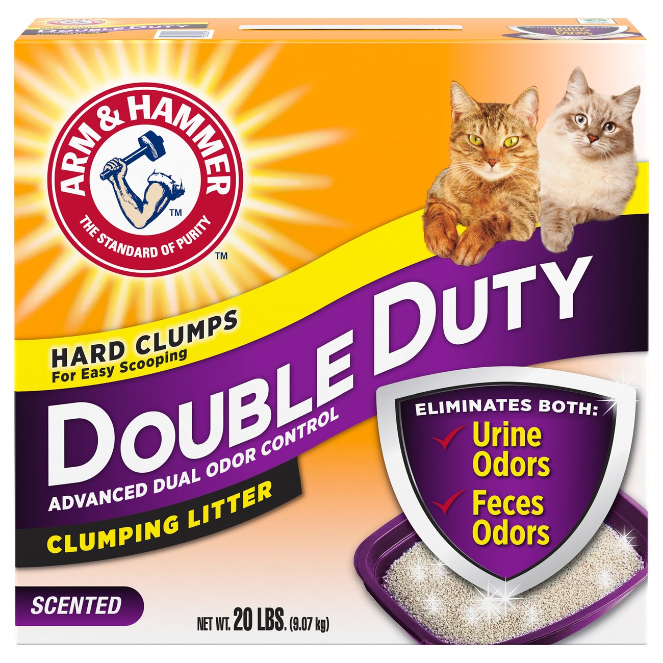 Arm & Hammer Double Duty Advanced Odor Control Clumping Litter - Shop ...