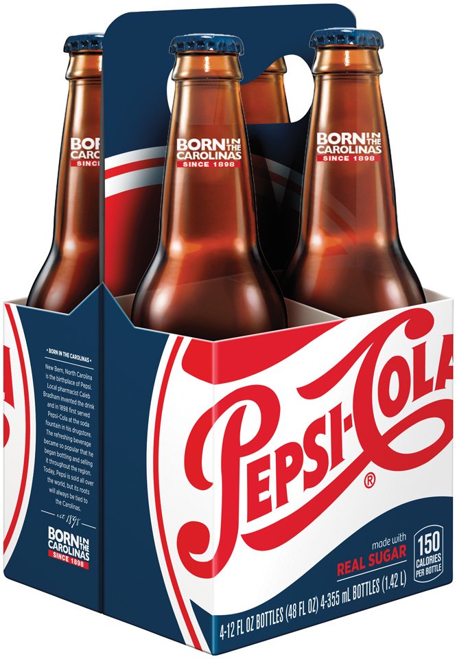 Pepsi Cola 12 oz Glass Bottles - Shop Soda at H-E-B