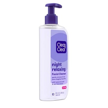 Clean & Clear Night Relaxing Oil-Free Deep Cleaning Face Wash