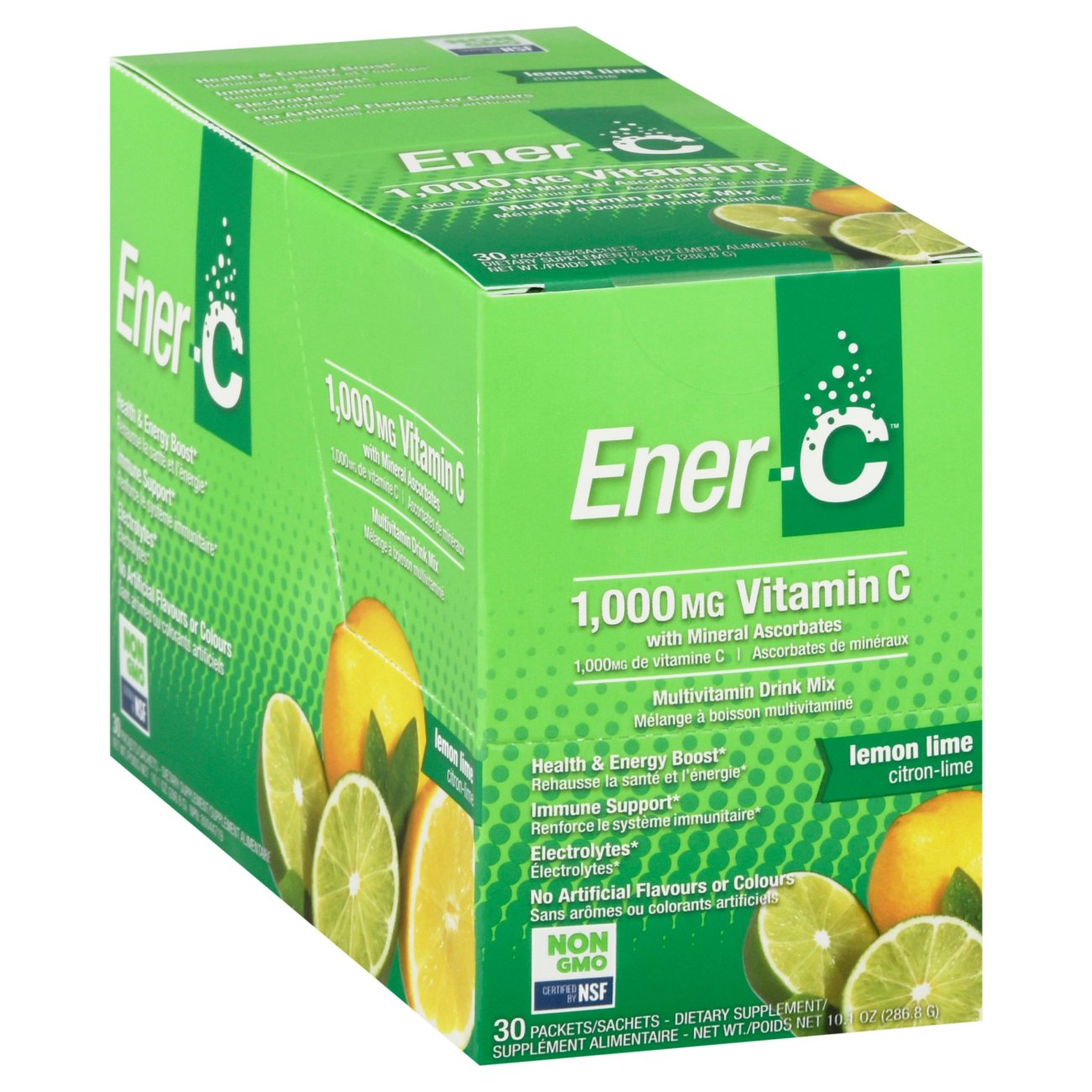 Ener C Lemon Lime Vitamin C Packets Shop Vitamins A Z At H E B