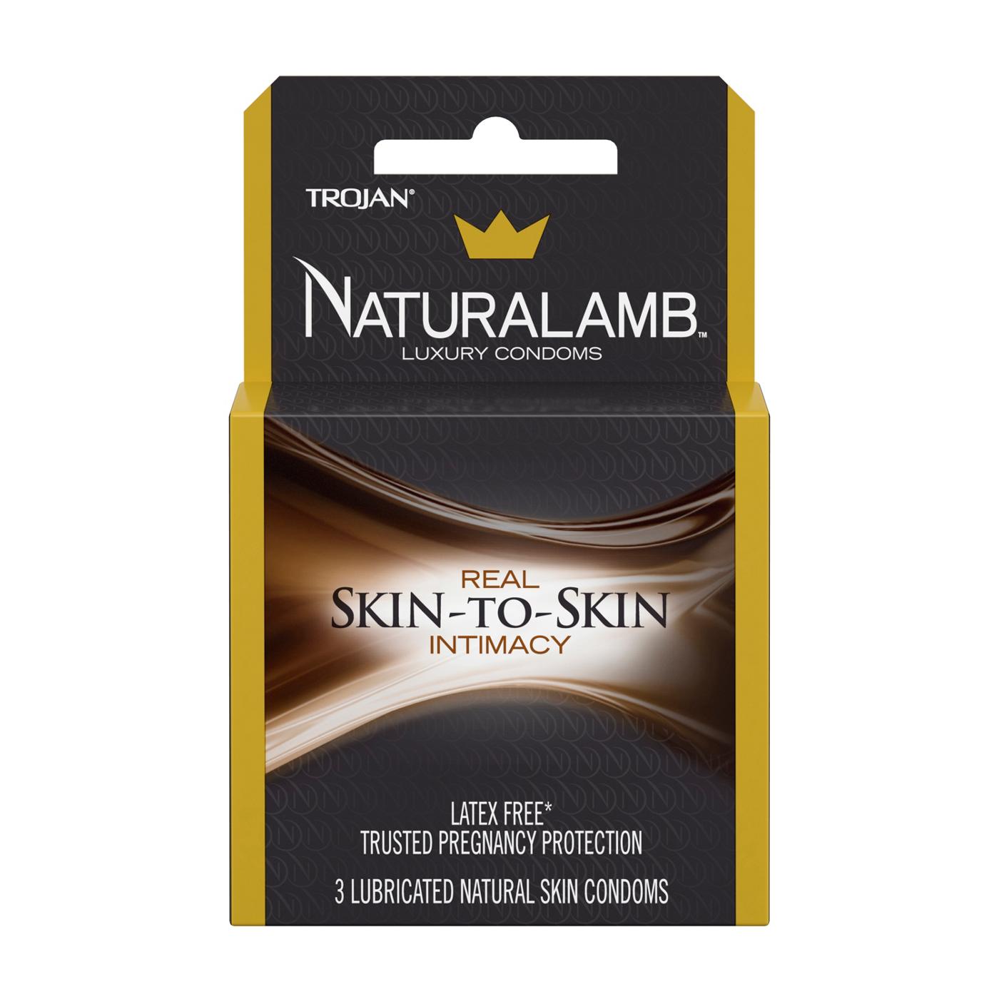 Trojan Naturalamb Luxury Condoms; image 1 of 3