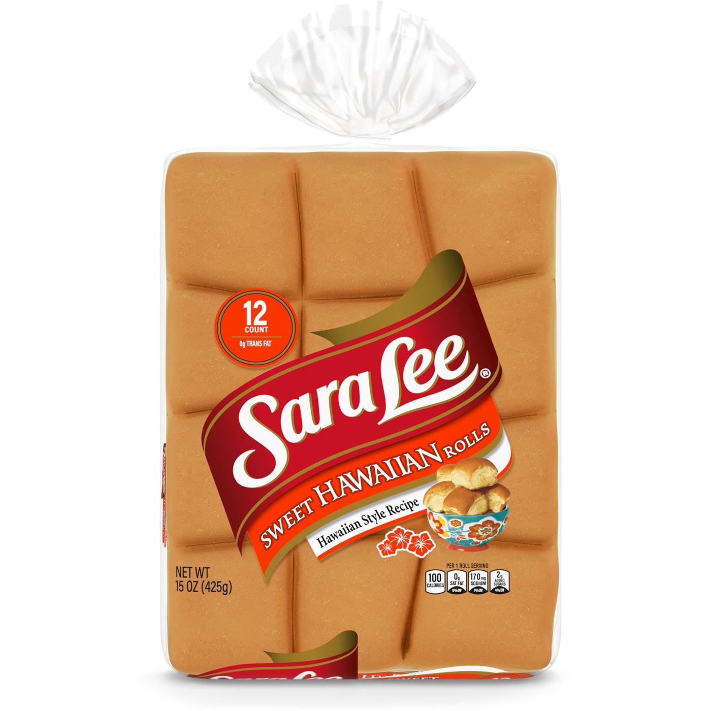 Sara Lee Hawaiian (Club Pack) Rolls; image 1 of 3