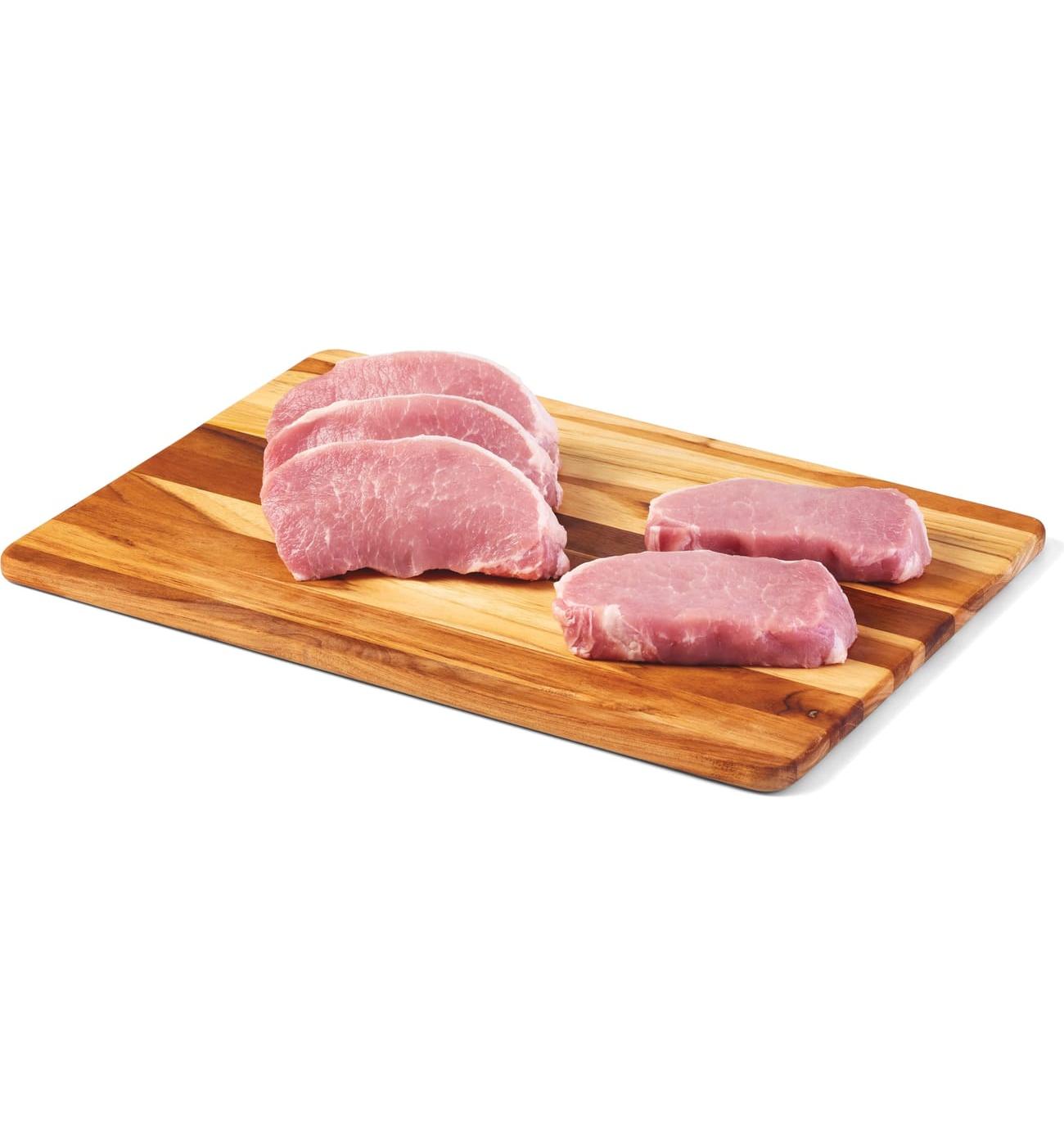 H-E-B Boneless Center Loin Pork Chops, Extra Thick Cut - Texas-Size Pack; image 2 of 2