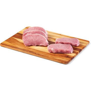 H-E-B Boneless Center Loin Pork Chops, Extra Thick Cut - Texas-Size Pack, Avg. 4.26 lbs