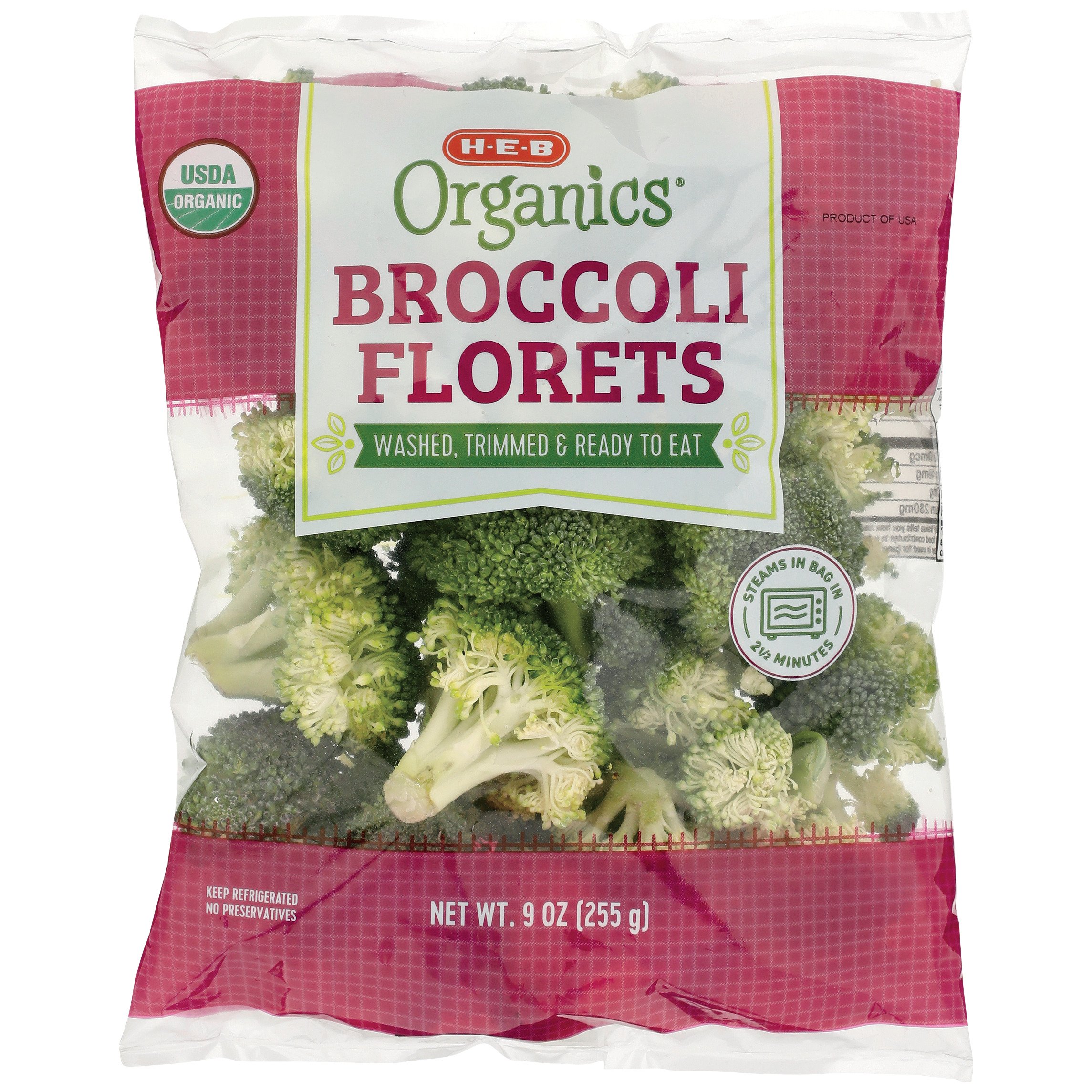 Fresh Organics Broccoli Florets Shop Broccoli, Cauliflower & Cabbage