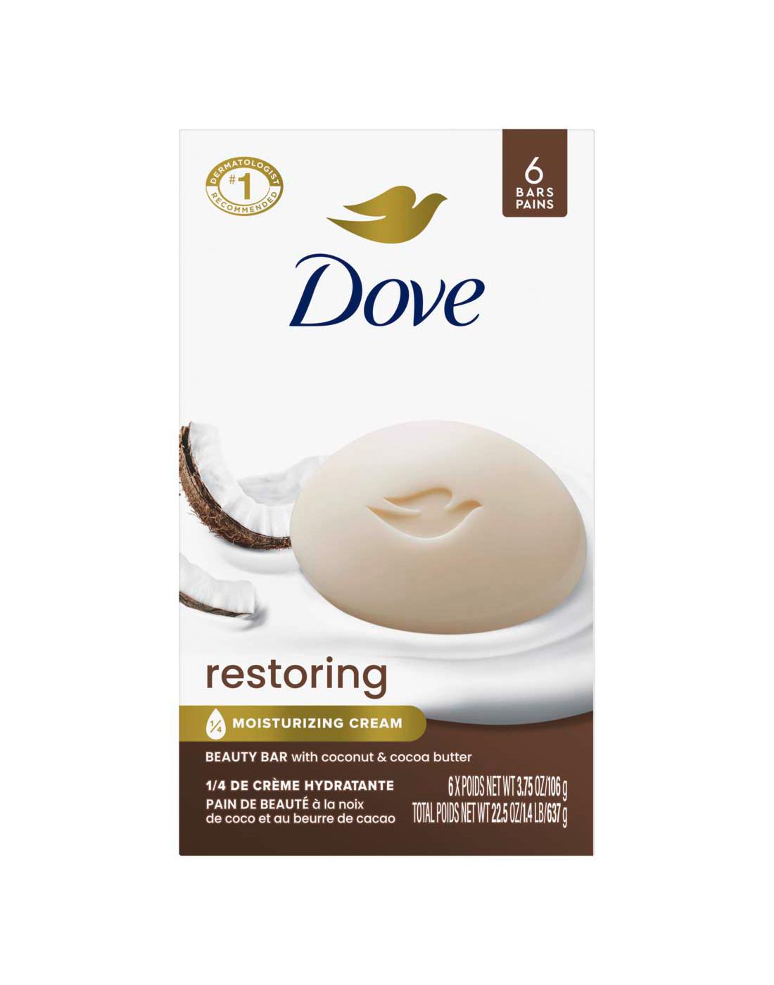 Dove Coconut Milk Beauty Bar; image 1 of 5