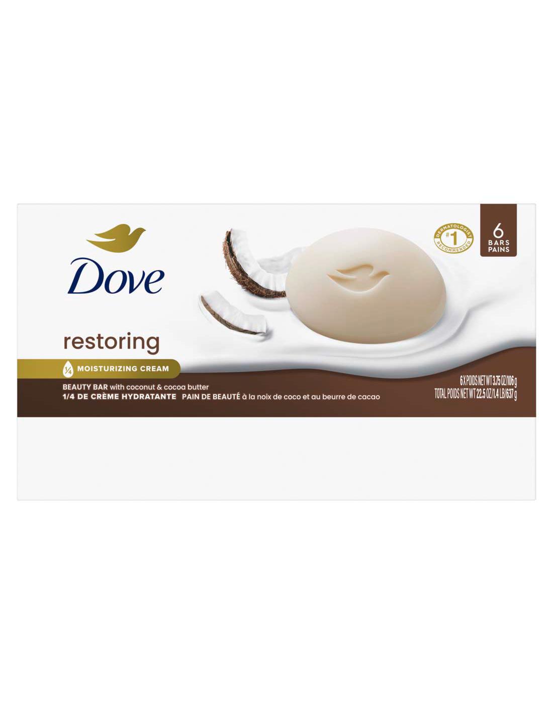 Dove Coconut Milk Beauty Bar; image 3 of 5