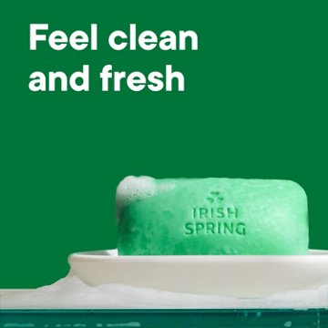 Irish Spring Original Clean Deodorant Bar Soap for Men