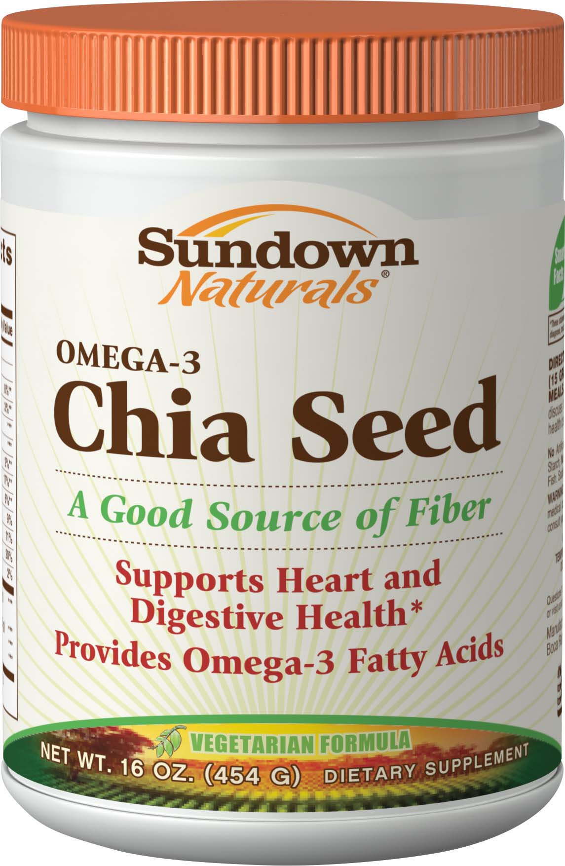 Sundown Naturals Omega3 Chia Seed Shop Diet & Fitness at HEB
