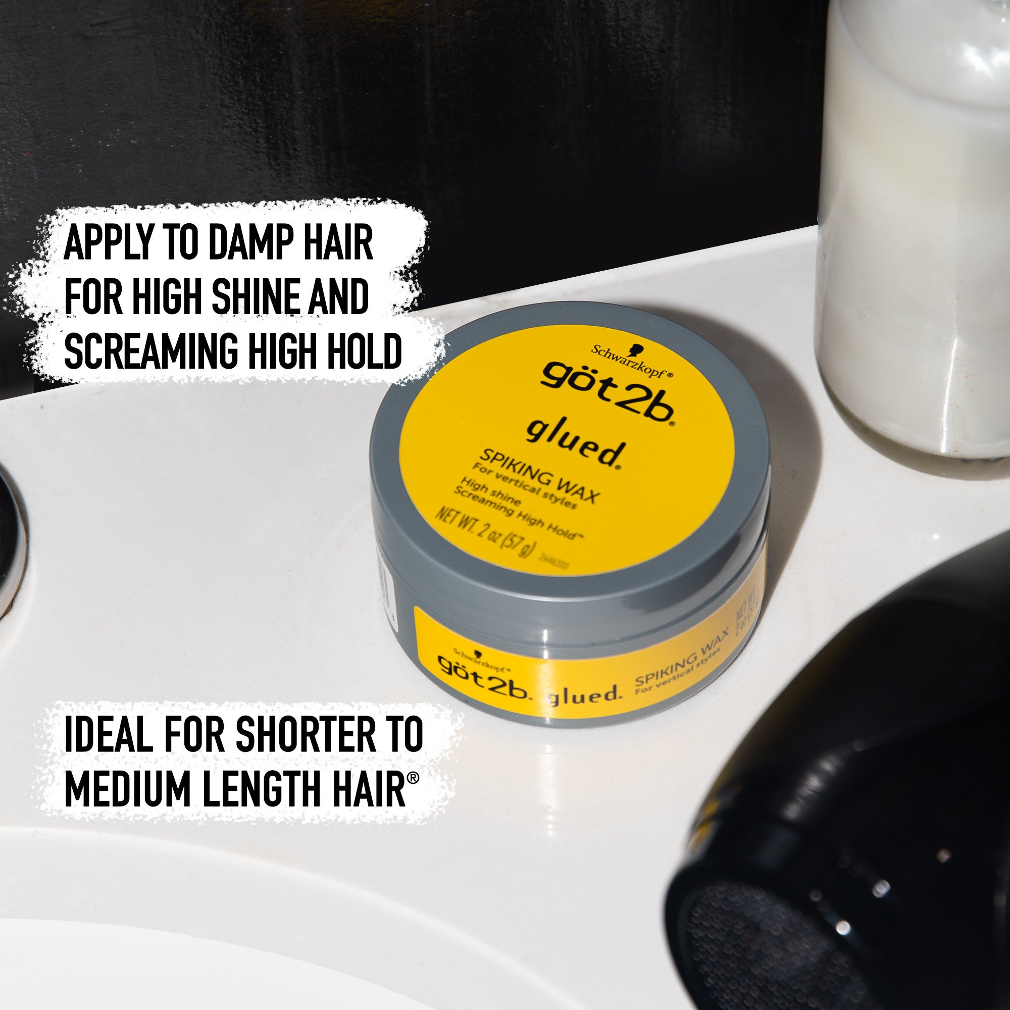 Got2b Glued Styling Spiking Hair Gel - Shop Styling Products & Treatments  at H-E-B