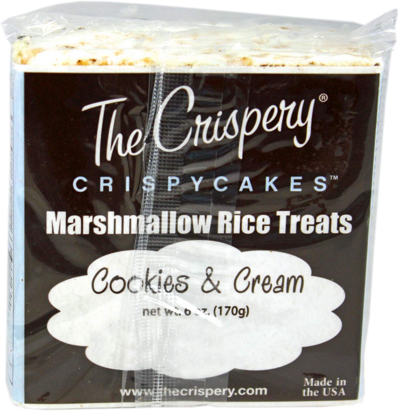 The Crispery Crispycakes Marshmallow Rice Treats, Cookies & Cream; image 1 of 2
