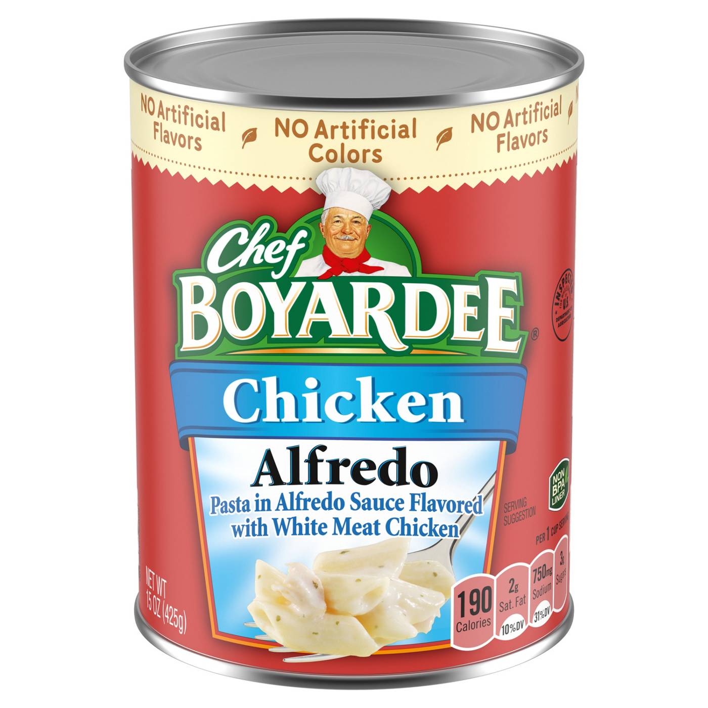 Chef Boyardee Chicken Alfredo Pasta; image 1 of 7