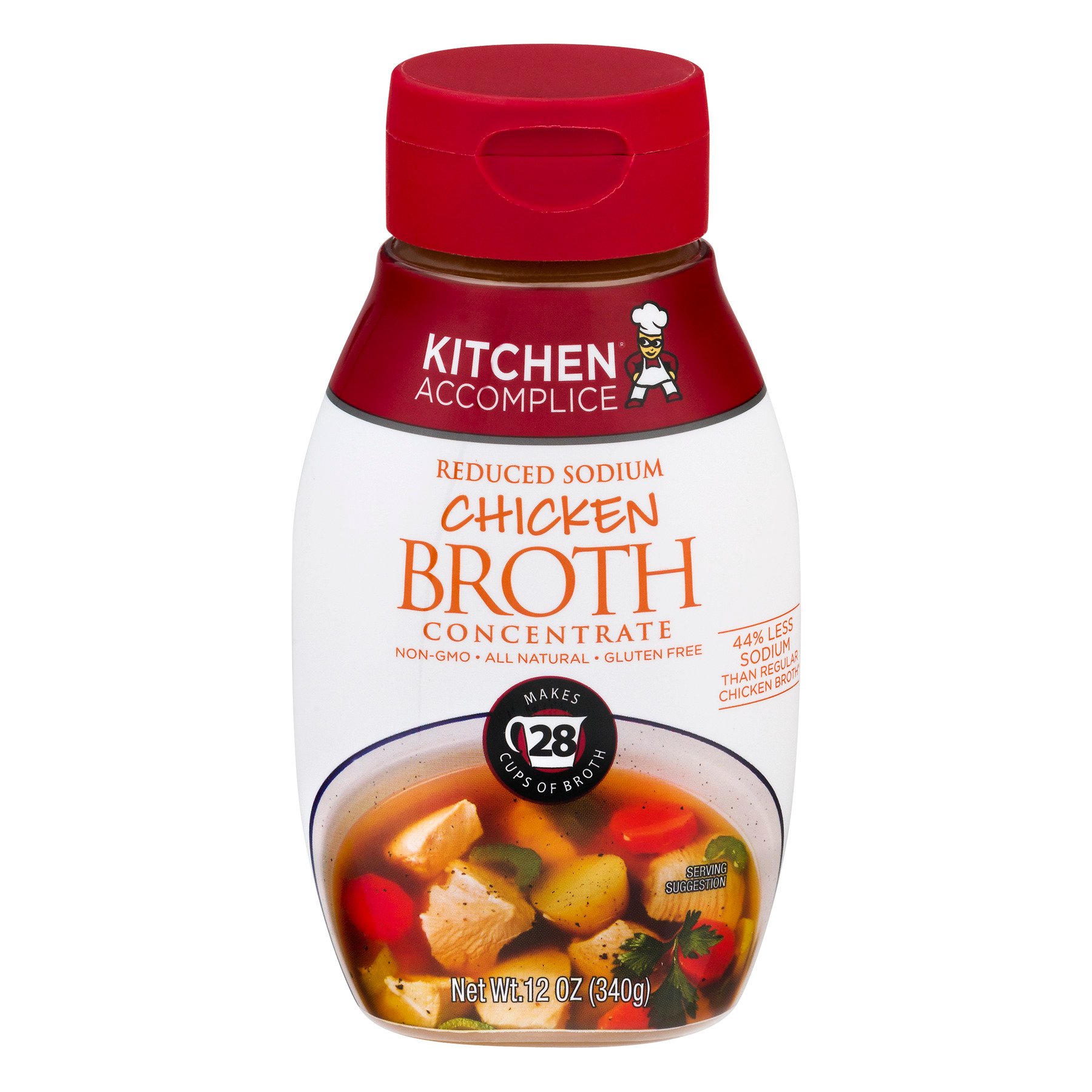 Kitchen Reduced Sodium Chicken Broth Concentrate Shop Broth & bouillon at HEB
