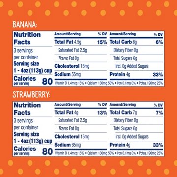 Stonyfield Organic YoBaby Whole Milk Yogurt - Banana & Strawberry