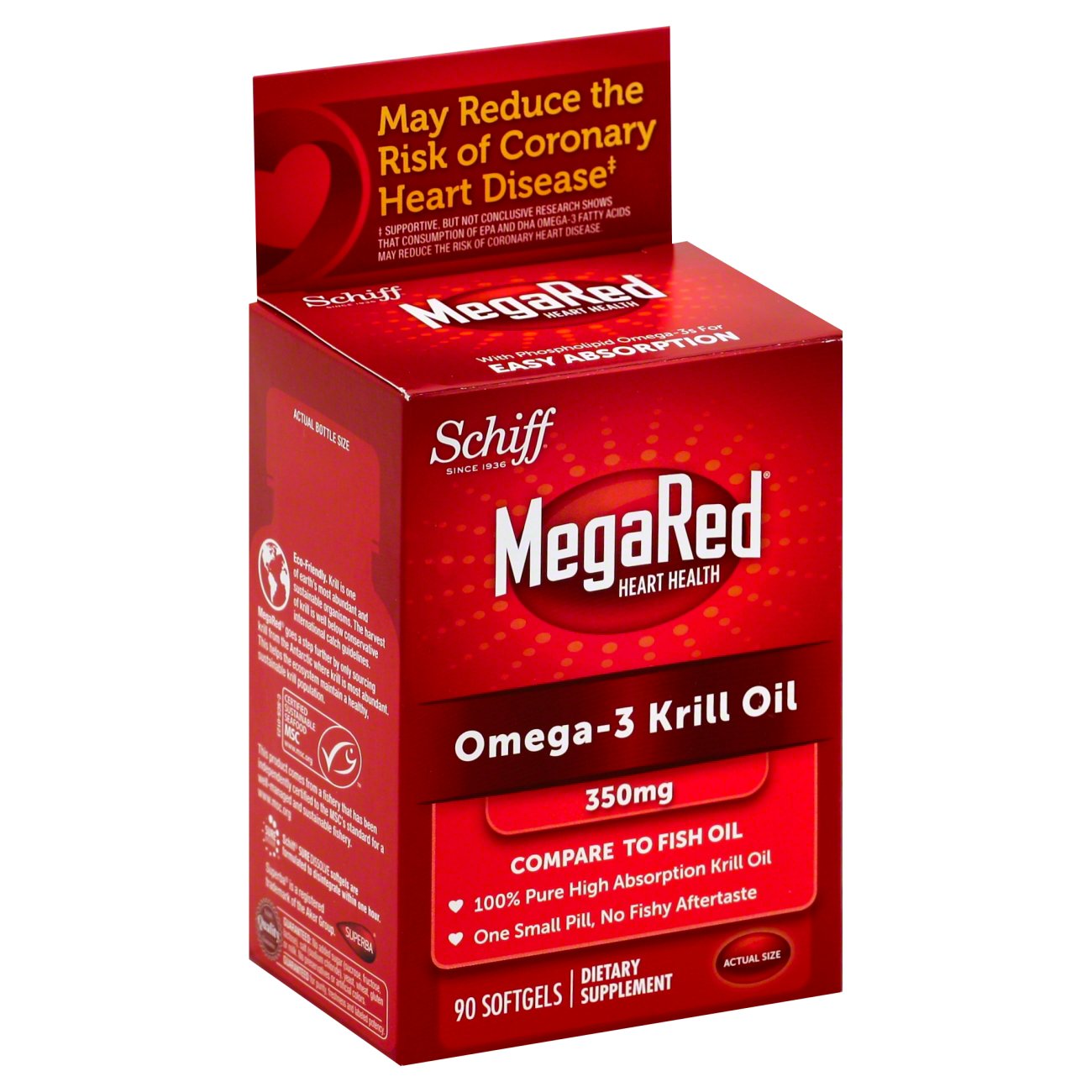 Schiff MegaRed Omega 3 Krill Oil Softgels Value Size Shop Diet