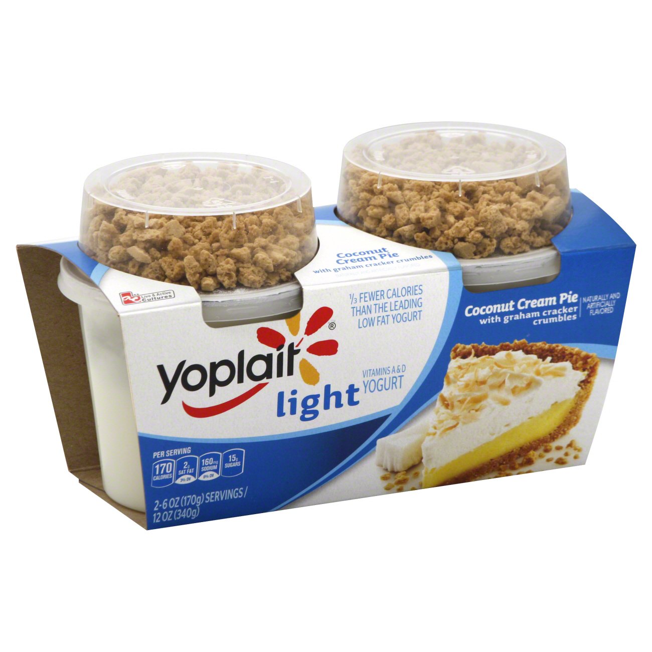 Yoplait Light Coconut Cream Pie Yogurt with Graham Cracker Crumbles