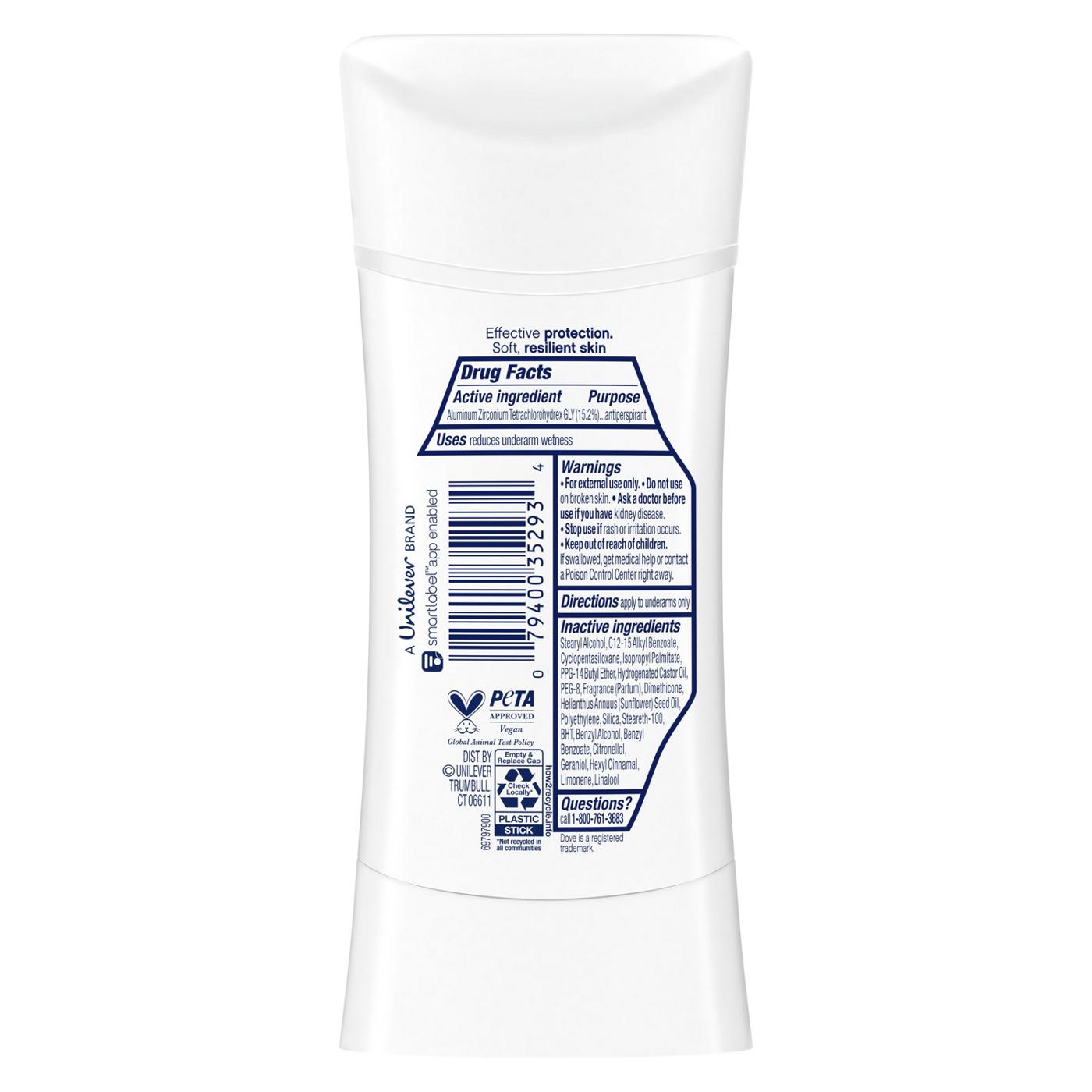 Dove Advanced Care Antiperspirant Deodorant Stick Beauty Finish,; image 9 of 9