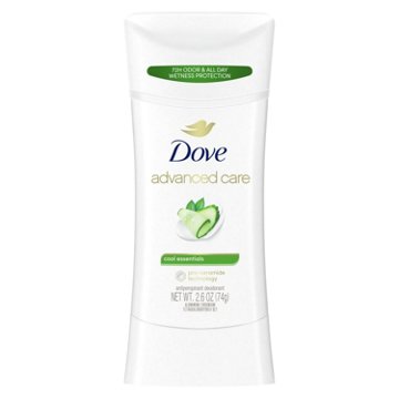 Dove Advanced Care Antiperspirant Deodorant Stick Cool Essentials, 2.6 oz