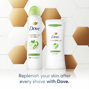Dove Advanced Care Antiperspirant Deodorant Stick Cool Essentials, 2.6 oz