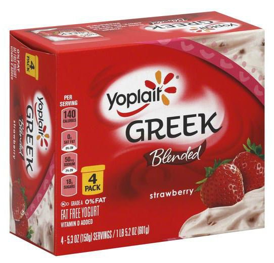 Yoplait Blended Strawberry Greek Yogurt Shop Yogurt at HEB