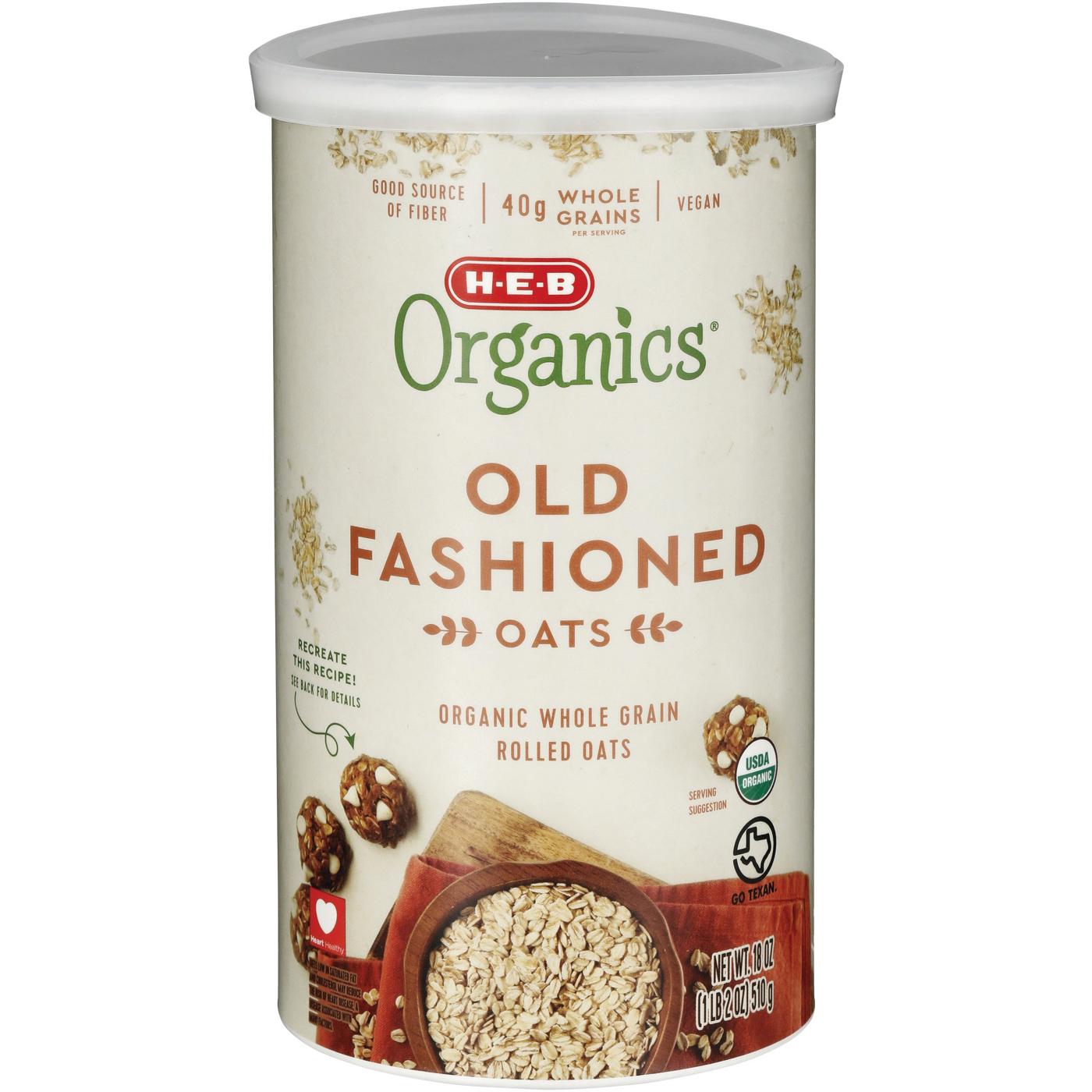 H-E-B Organics Old Fashioned Oats; image 2 of 2