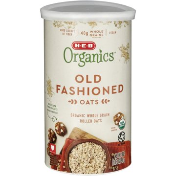 H-E-B Organics Old Fashioned Oats, 18 oz