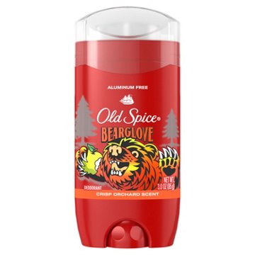 Old Spice Aluminum Free Deodorant for Men, Legendary Fragrance, Bearglove, Crisp Orchard Scent