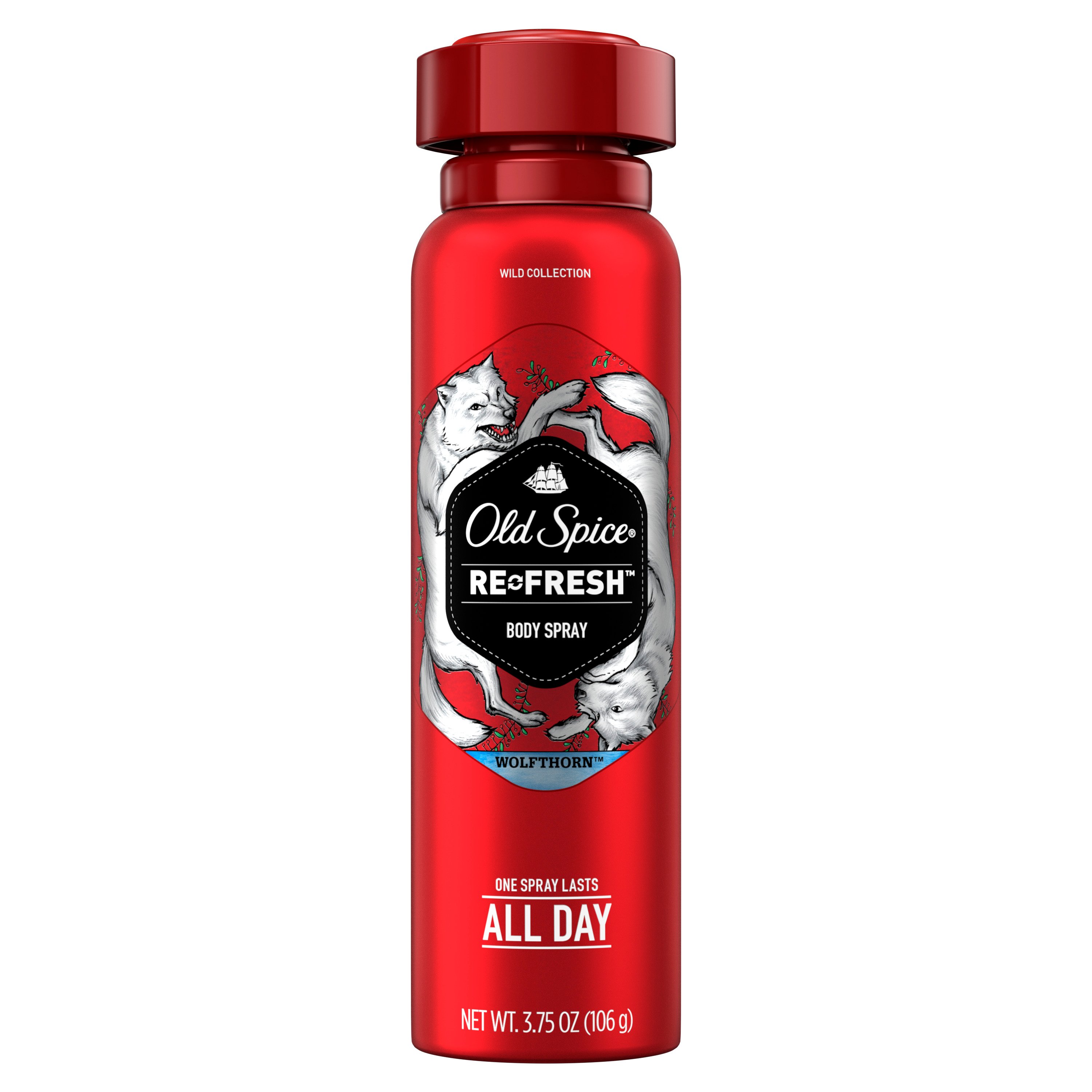 Old Spice Wild Wolfthorn Scent Body Spray Shop Deodorant Antiperspirant At H E B