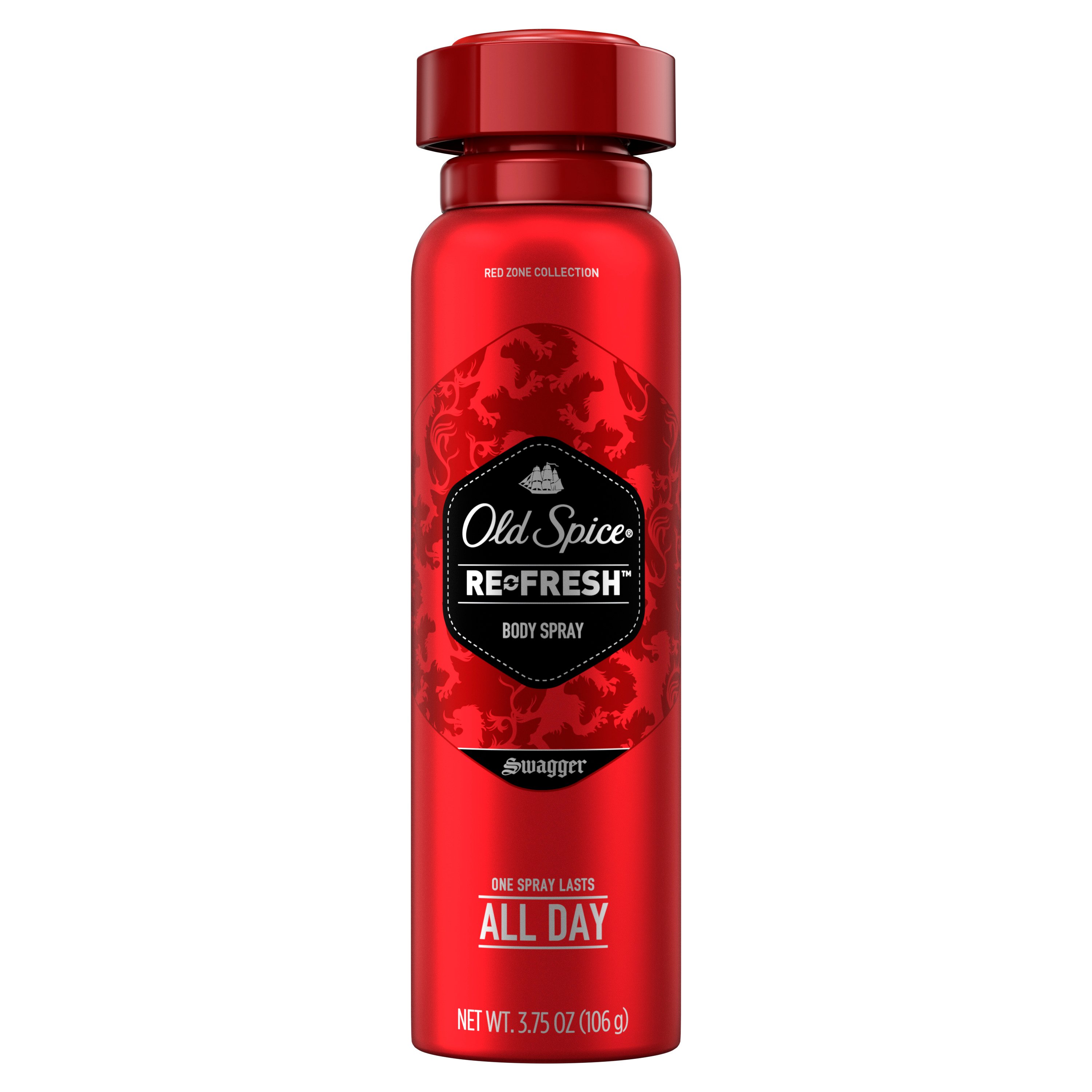 Old Spice Red Zone Swagger Scent Body Spray Shop Deodorant