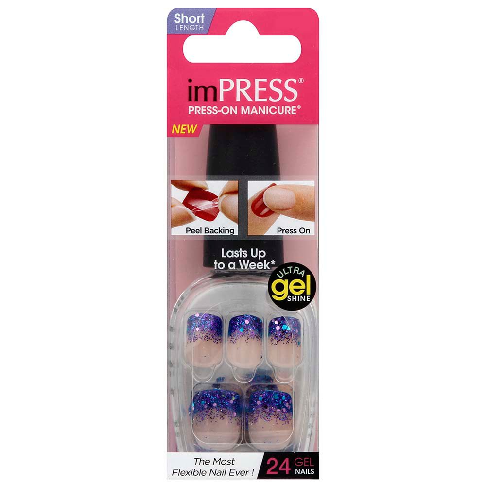 Broadway Nails imPress Press-On Manicure - Glitz & Glamour - Shop Nail ...