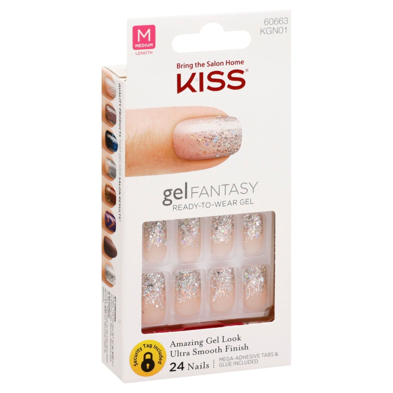 Kiss Gel Fantasy Medium Length Nail Kit Shop Nails At H E B