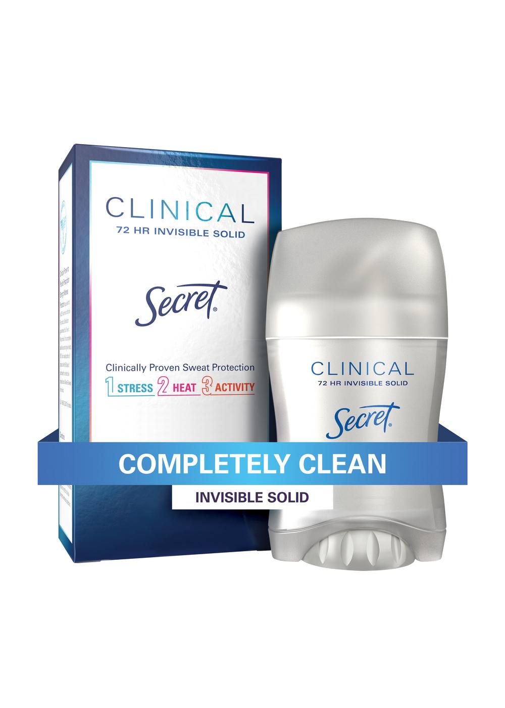 Secret Clinical Strength 72 Hr Antiperspirant Deodorant - Clean; image 8 of 8