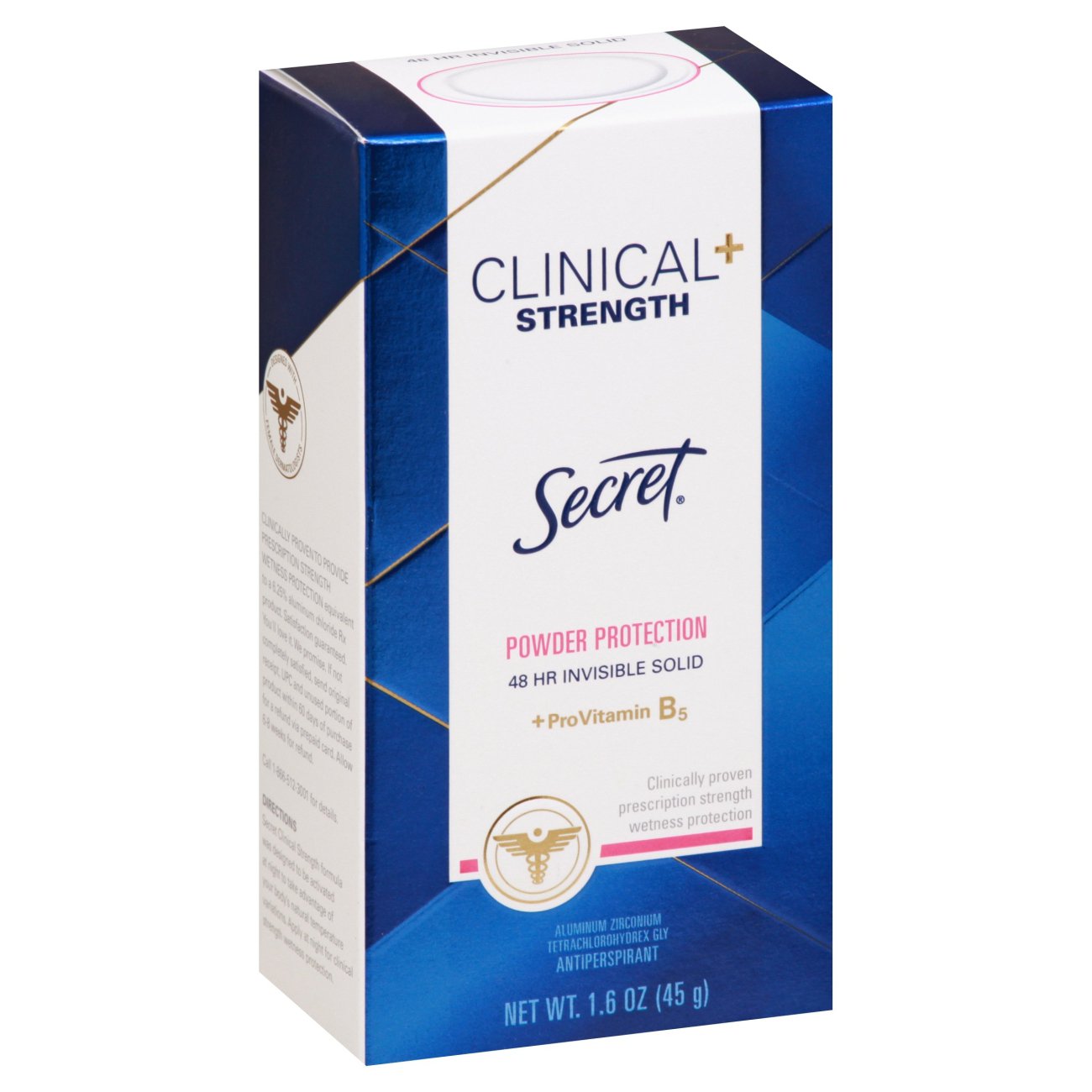 Secret Clinical Strength Invisible Solid Antiperspirant And Deodorant