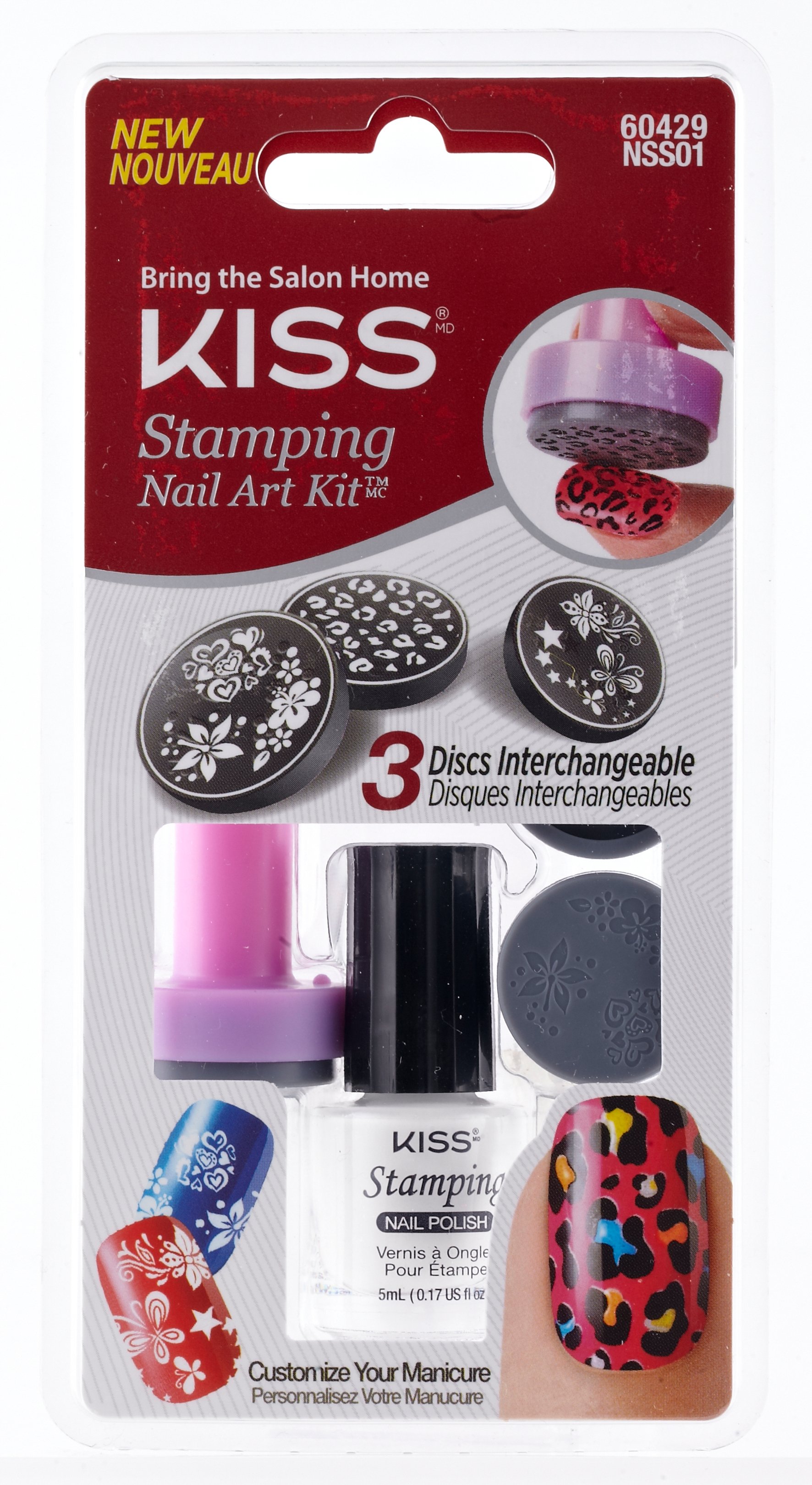 Kiss Tiger Play Stamping Nail Art Kit - Shop Nails at H-E-B