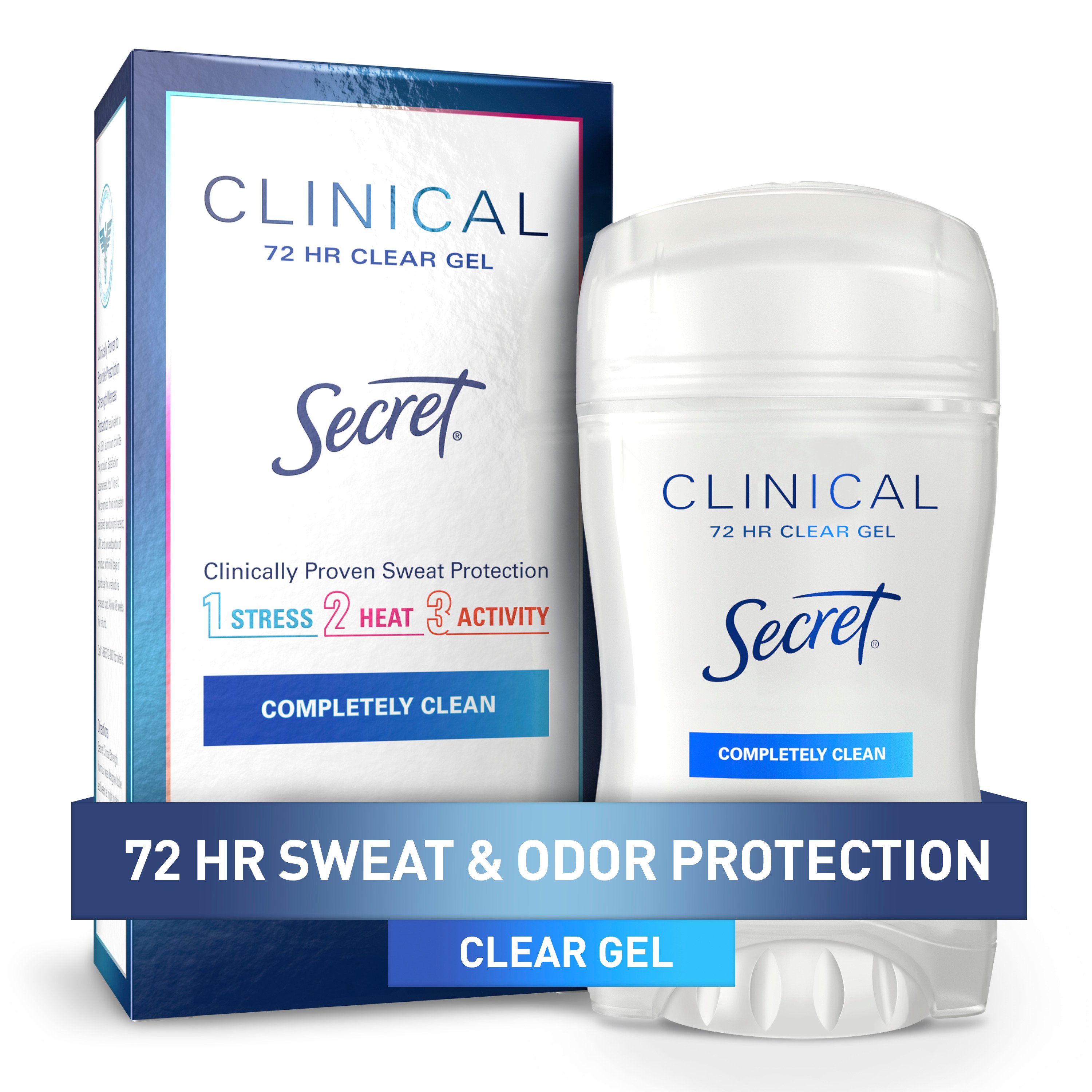 Secret Clinical Strength Clear Gel Antiperspirant And Deodorant