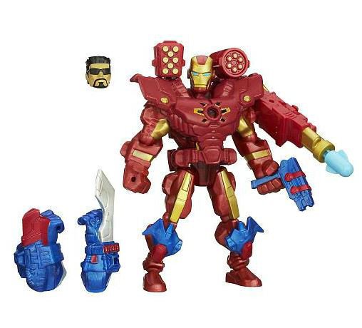 HASBRO Marvel Avengers Hero Mashers Drax Deluxe - Figura Personalizzabile Con Testa Nova E Accessori - 5
