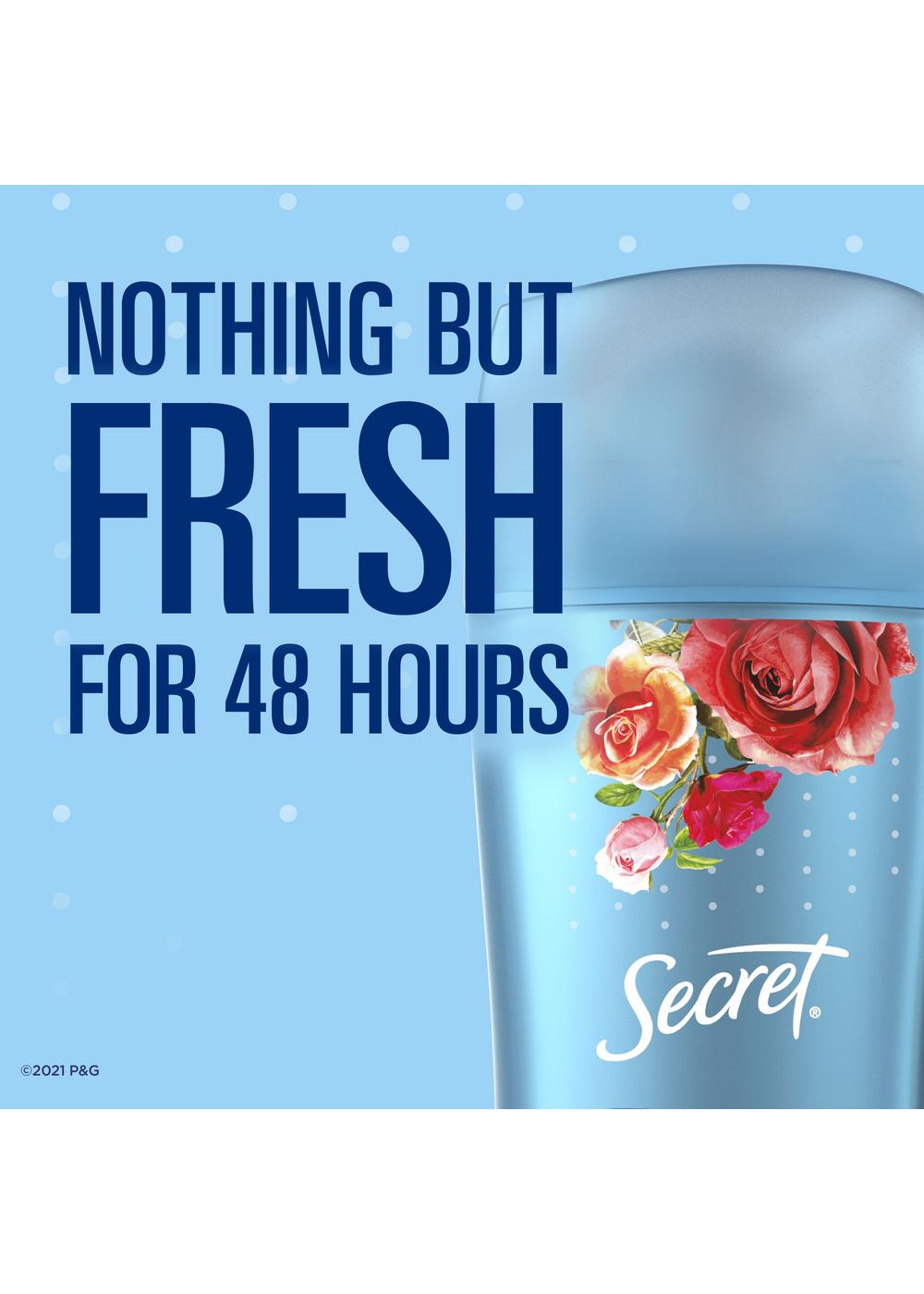 Secret 48 Hr Antiperspirant Deodorant - Rose; image 4 of 7