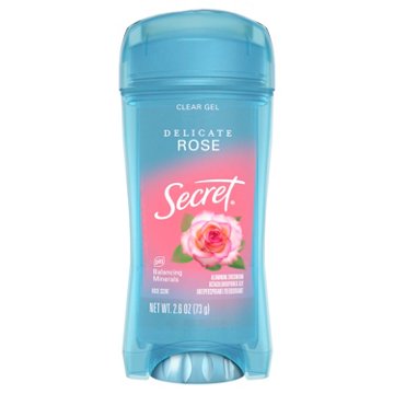 Secret 48 Hr Antiperspirant Deodorant Clear Gel - Rose