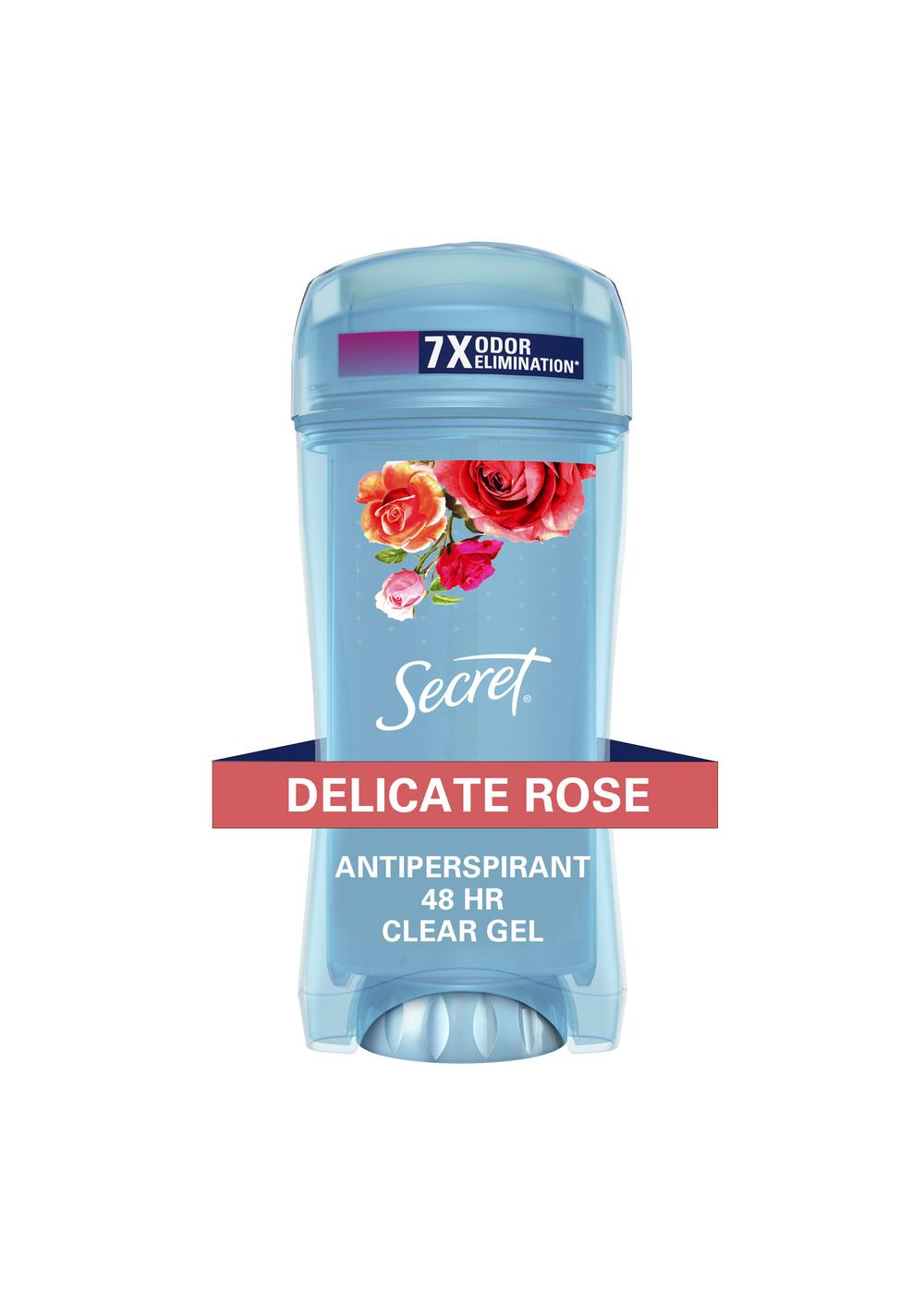 Secret 48 Hr Antiperspirant Deodorant Clear Gel - Rose; image 5 of 8