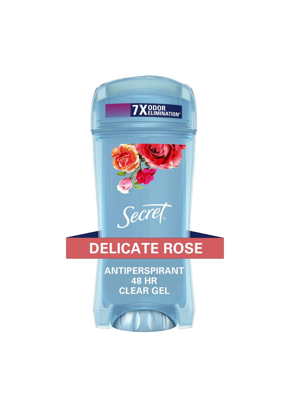 Secret 48 Hr Antiperspirant Deodorant Clear Gel - Rose; image 6 of 8