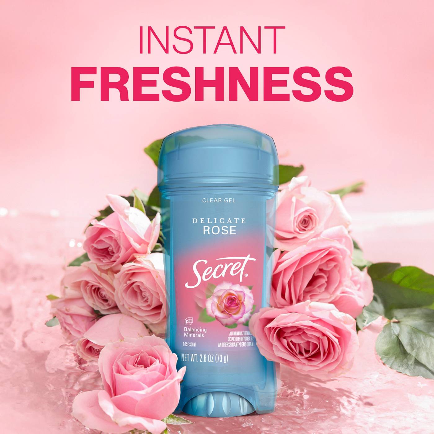 Secret 48 Hr Antiperspirant Deodorant Clear Gel - Rose; image 8 of 8