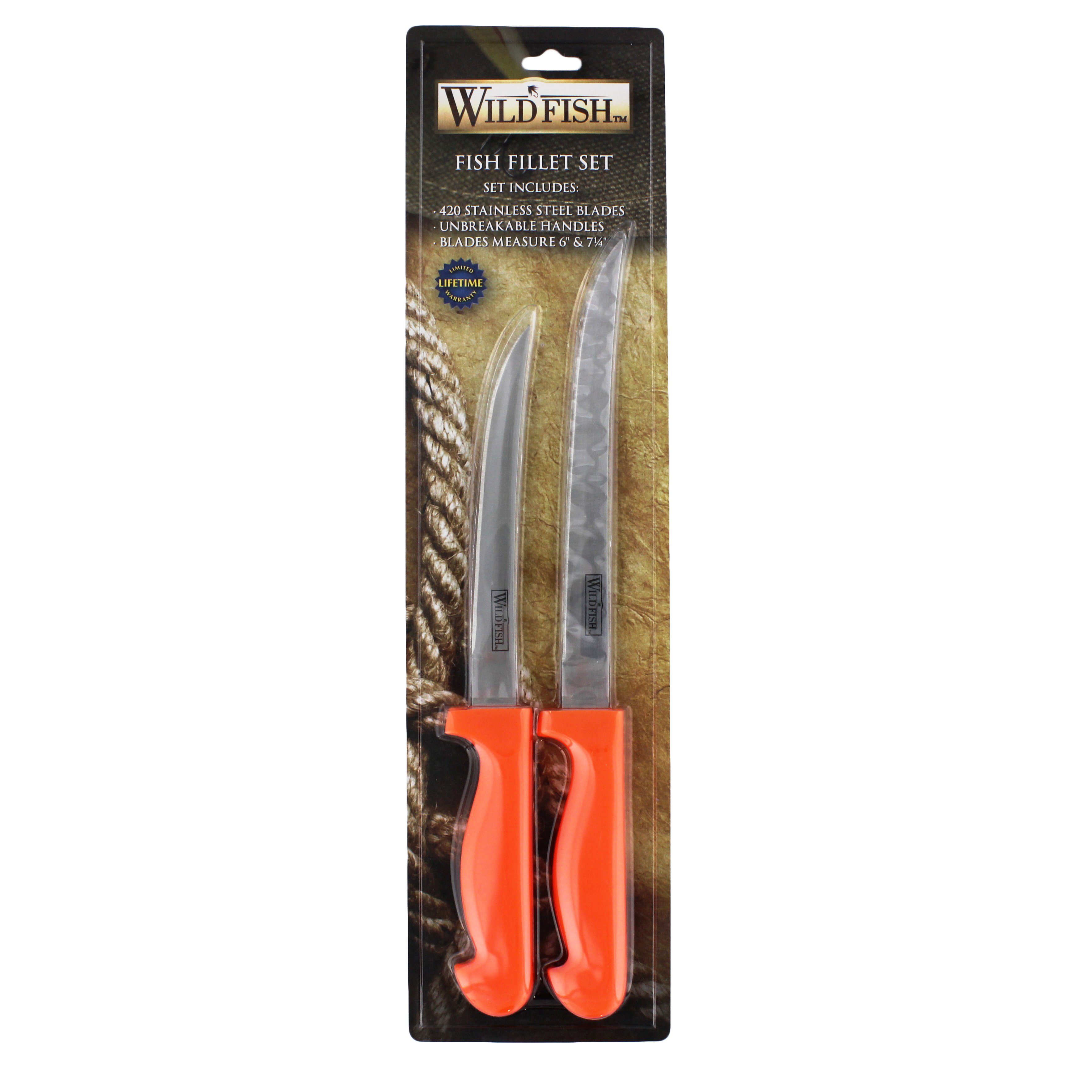 Wild Fish 2 Piece Fish Fillet Knife Set Shop Fishing at HEB