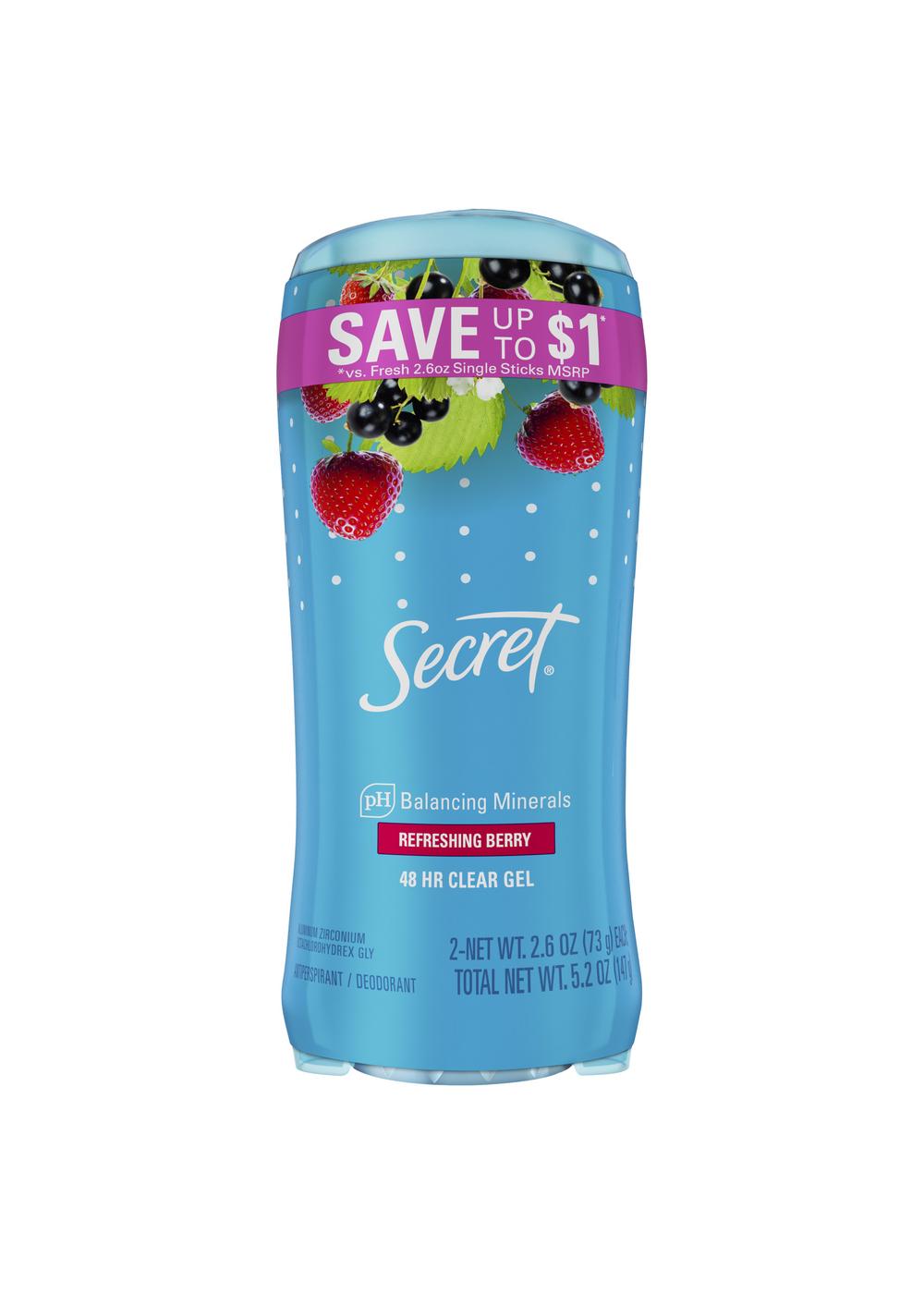 Secret 48 Hr Gel Antiperspirant Deodorant - Berry; image 1 of 8