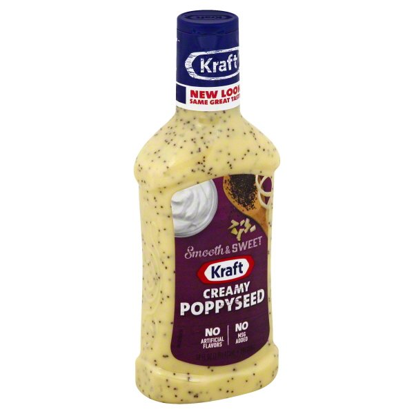 Kraft Smooth & Sweet Creamy Poppy Seed Dressing Shop Salad Dressings