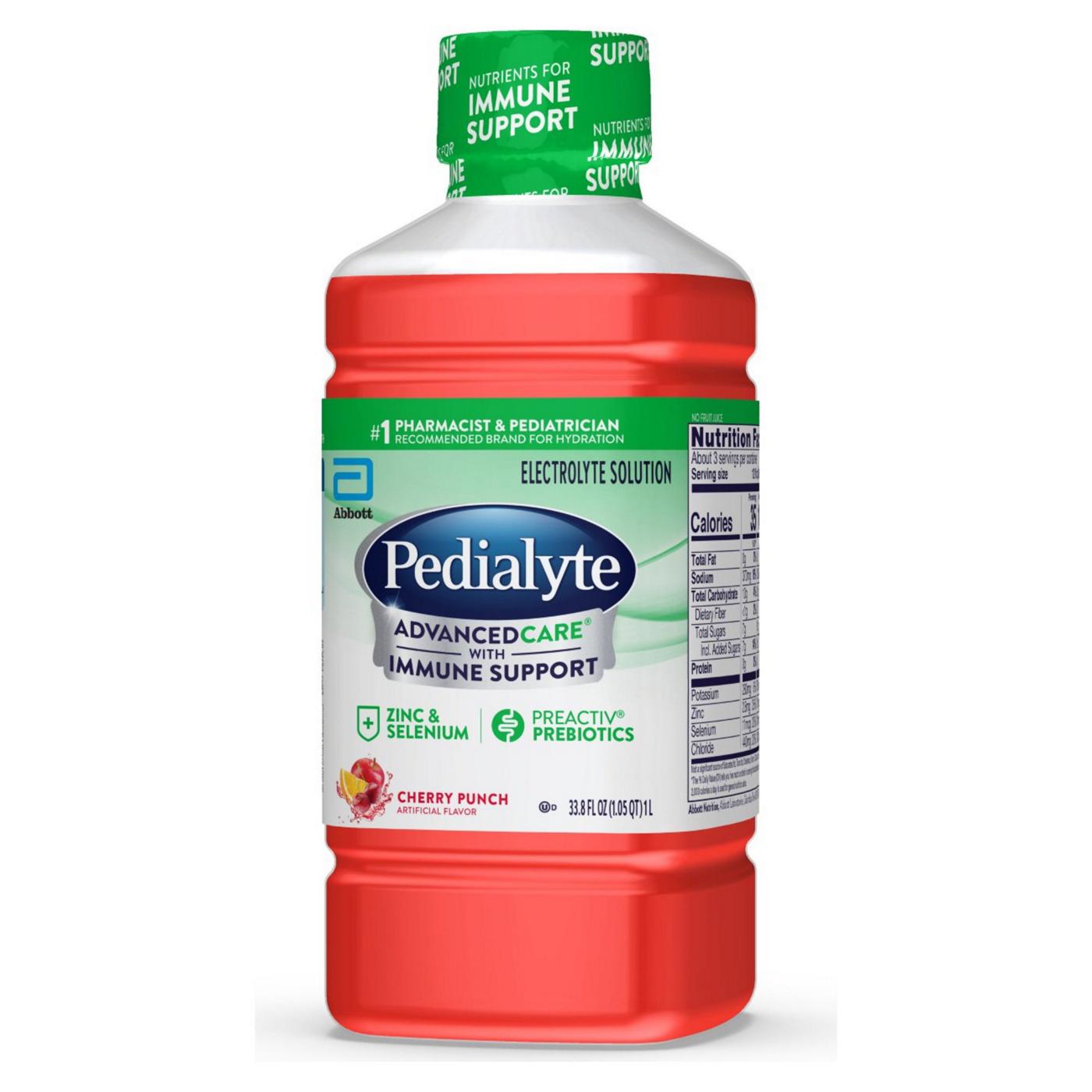 Pedialyte AdvancedCare Electrolyte Solution - Cherry Punch; image 3 of 7